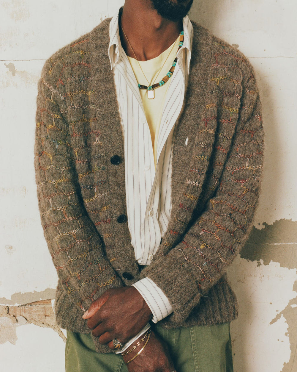 Raga Cardigan - Brown-Cardigan-Innovative Knitwear-Corridor