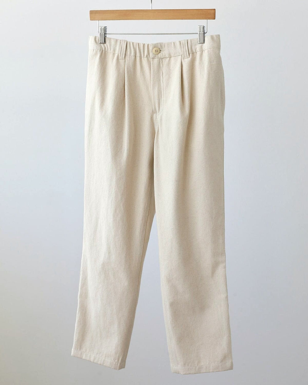 Shop Drawstring side cotton poplin elastic waist pants | eShakti