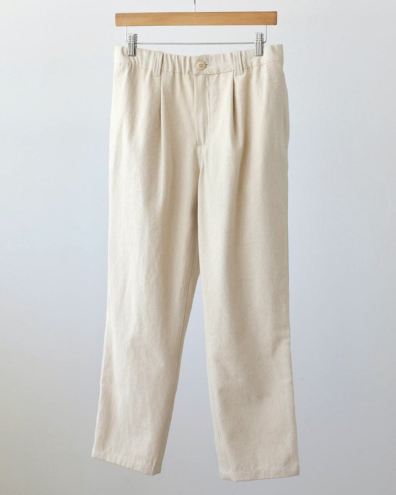 Canvas Cropped Trouser - Natural – Corridor