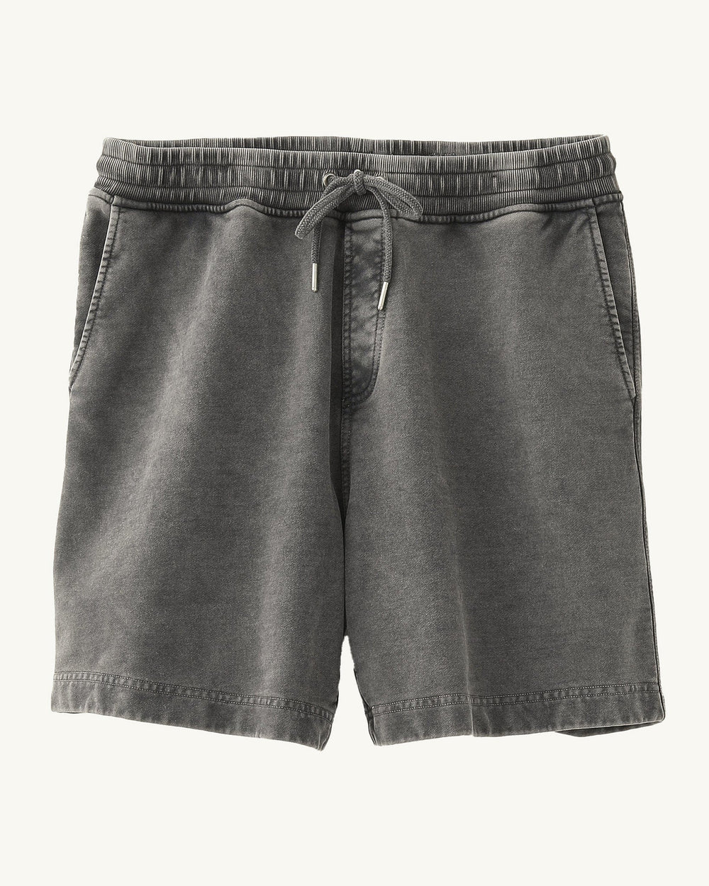 French Terry Garment Dyed Shorts - Washed Black-Sweat Short-Corridor-Corridor