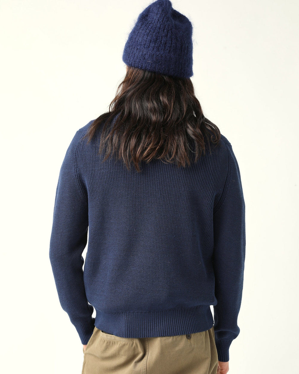 LS Slouchy Polo - Navy-LS Polo-Corridor-Corridor