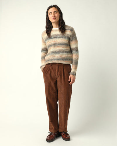 Space Dye Mohair Crewneck - Natural