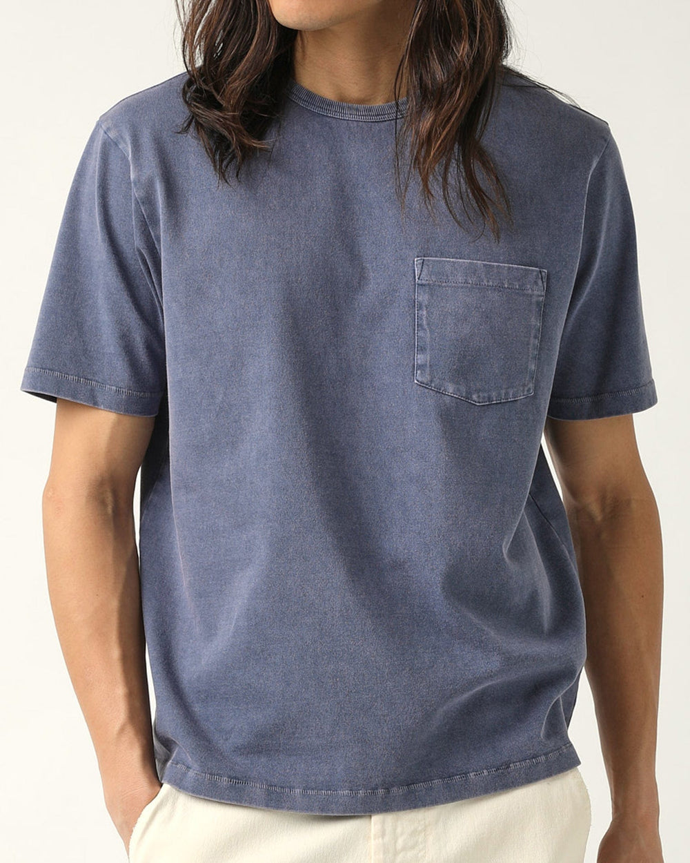 Garment Dyed Tee - Washed Blue-T-Shirt-Corridor-Corridor