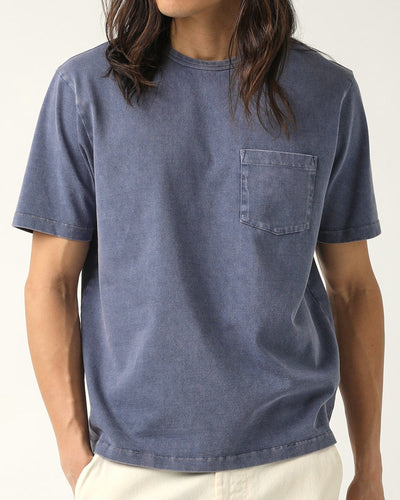 Garment Dyed Tee - Washed Blue