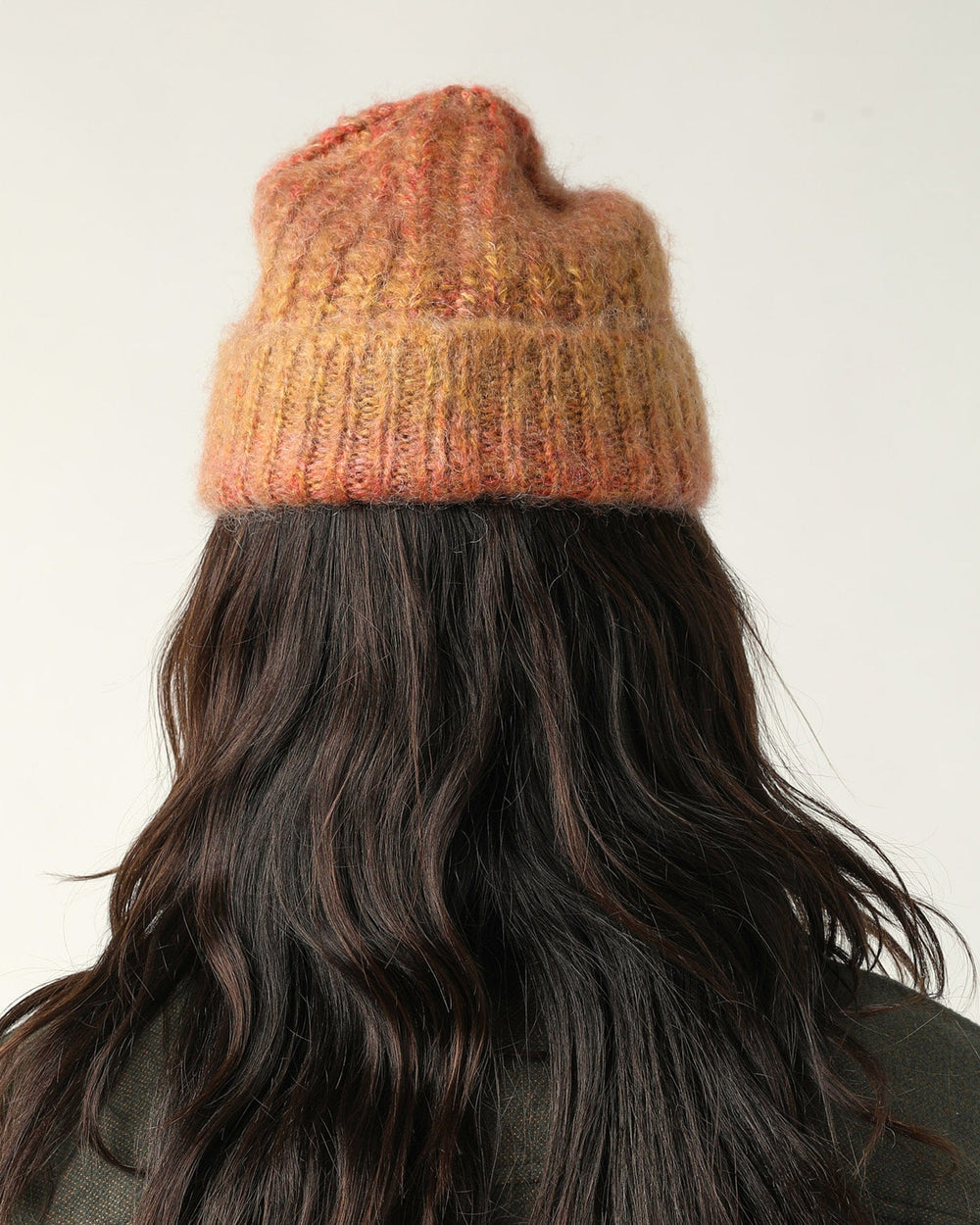 Space Dye Mohair Beanie - Orange-Beanie-Corridor-Orange-OS-Corridor