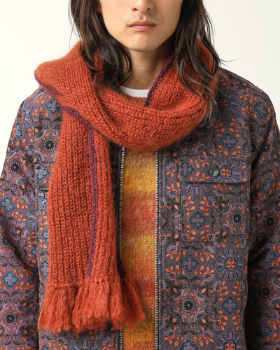 Mohair Scarf - Orange