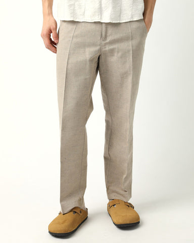 Linen Cotton Trouser - Natural