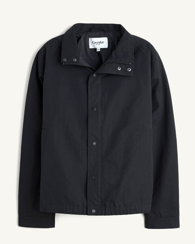 Dock Jacket - Black-Zip Jacket-Black Q-Corridor