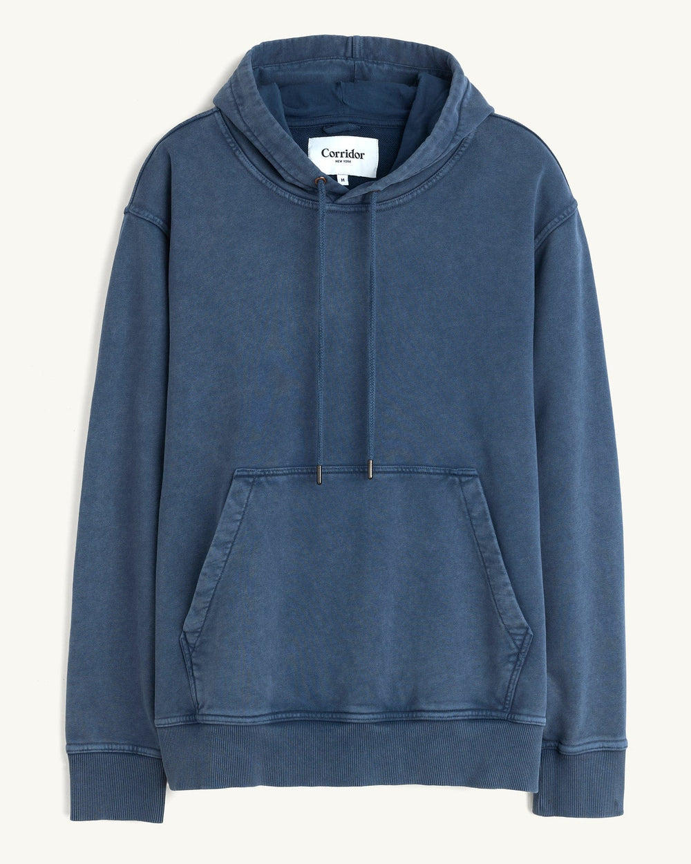 French Terry Hoodie - Navy-Sweatshirt-Siena-Corridor