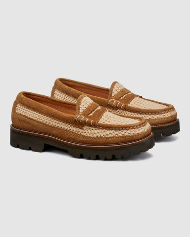 G.H. BASS x Corridor Larson Raffia Loafer
