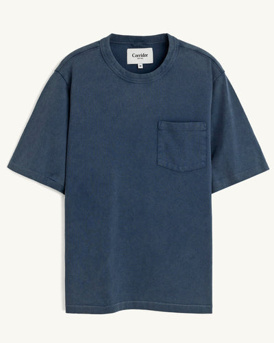 Garment Dye Tee - Navy-T-Shirt-Siena-Corridor