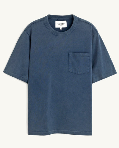 Garment Dye Tee - Navy-T-Shirt-Siena-Corridor