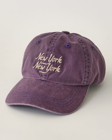 NY NY Script Hat - Purple