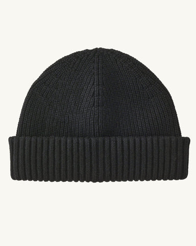 Wool Cashmere Beanie - Black
