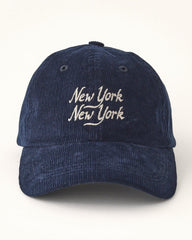 Corduroy Script NY NY Cap - Navy – Corridor