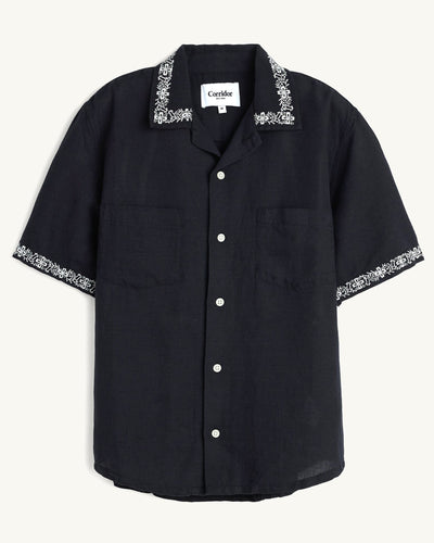 Harmony Embroidered SS - Black