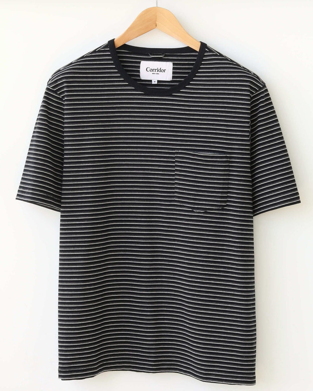Black Striped T-Shirt – Corridor
