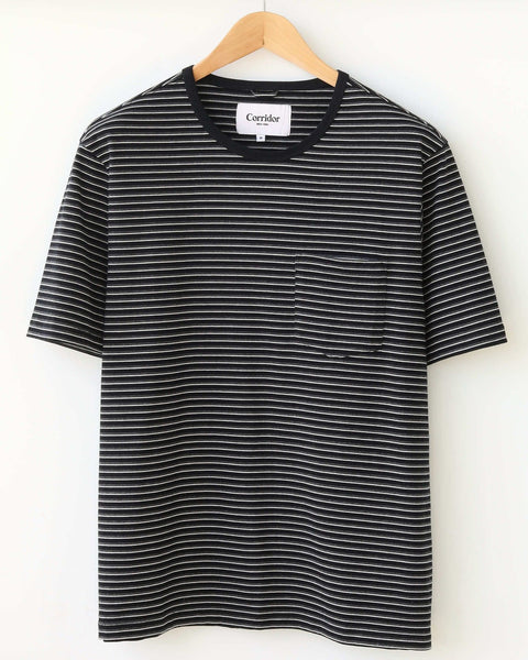 Black Striped T-Shirt – Corridor