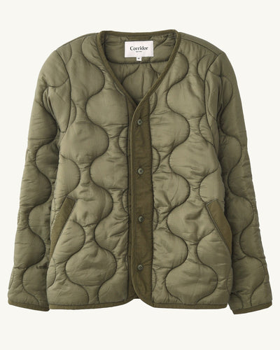 Quilted Liner Jacket - ARY-Liner Jacket-Black Q-Corridor