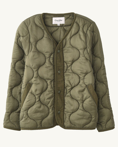 Quilted Liner Jacket - Army