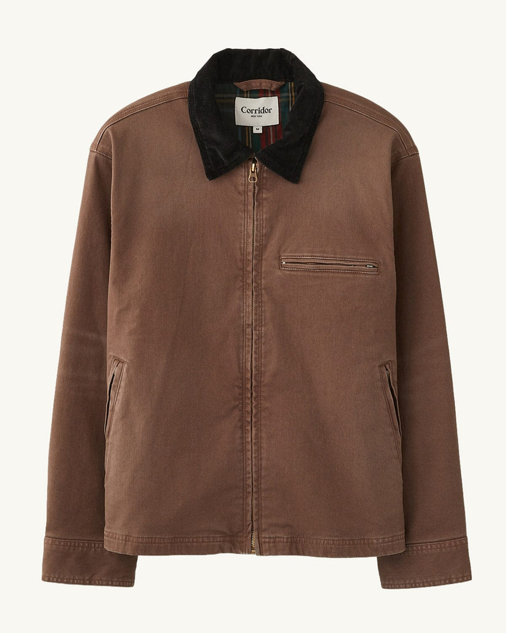 Utility Jacket - Brown-Zip Jacket-Real-Corridor
