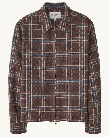 Venice Plaid Zip Shirt