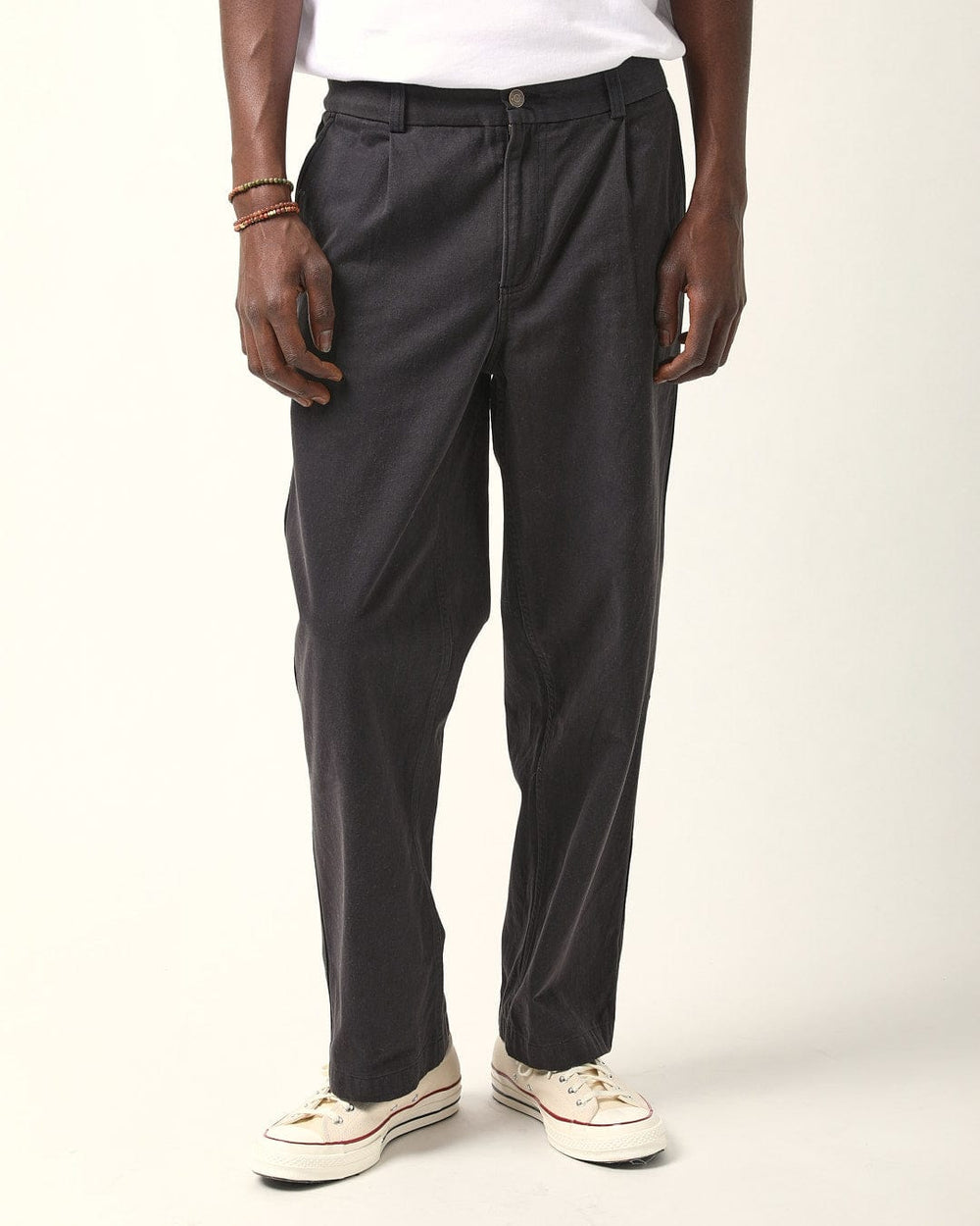 Heavy Twill Trouser - Black-Trousers-Corridor-Corridor