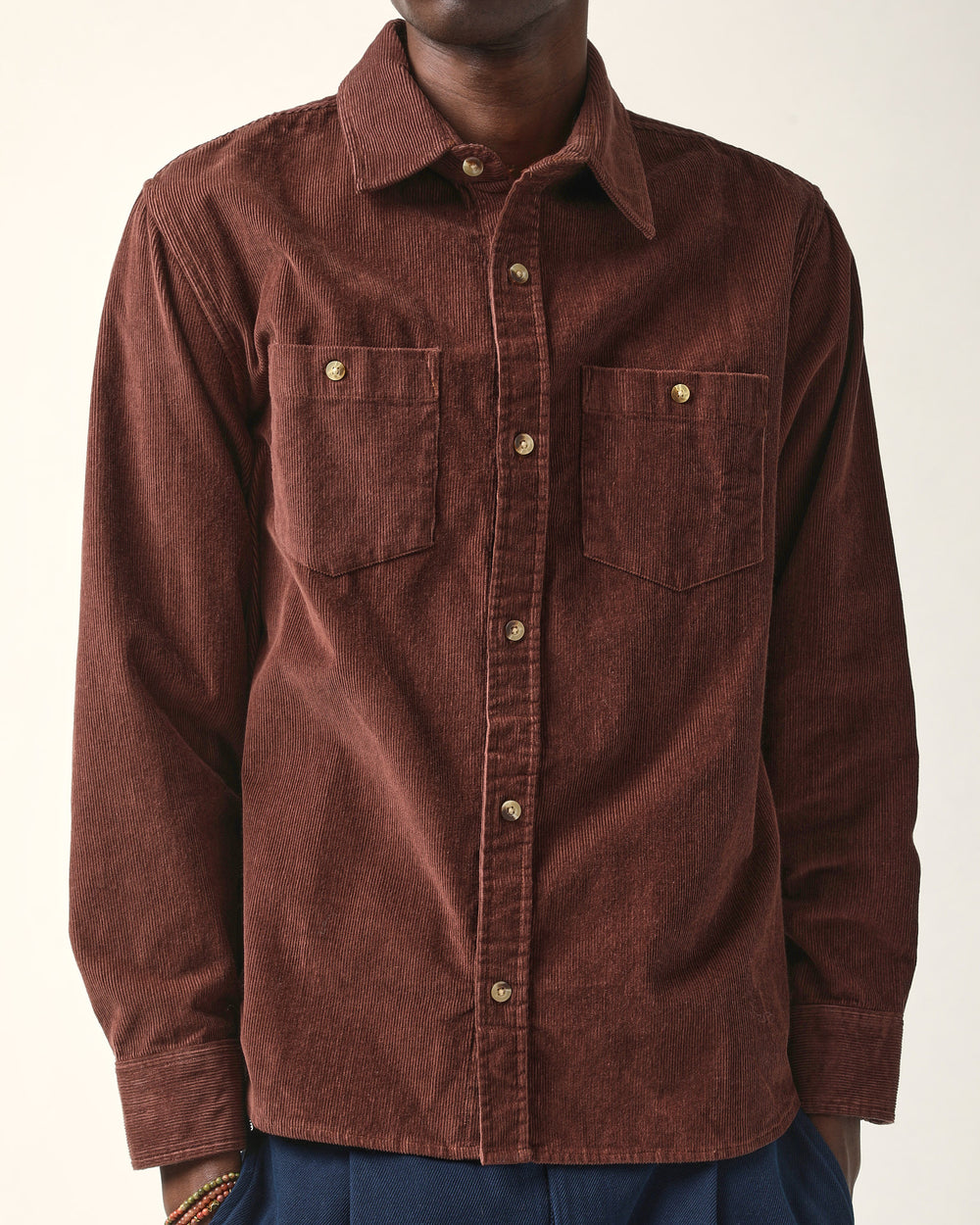 Corduroy LS - Brown