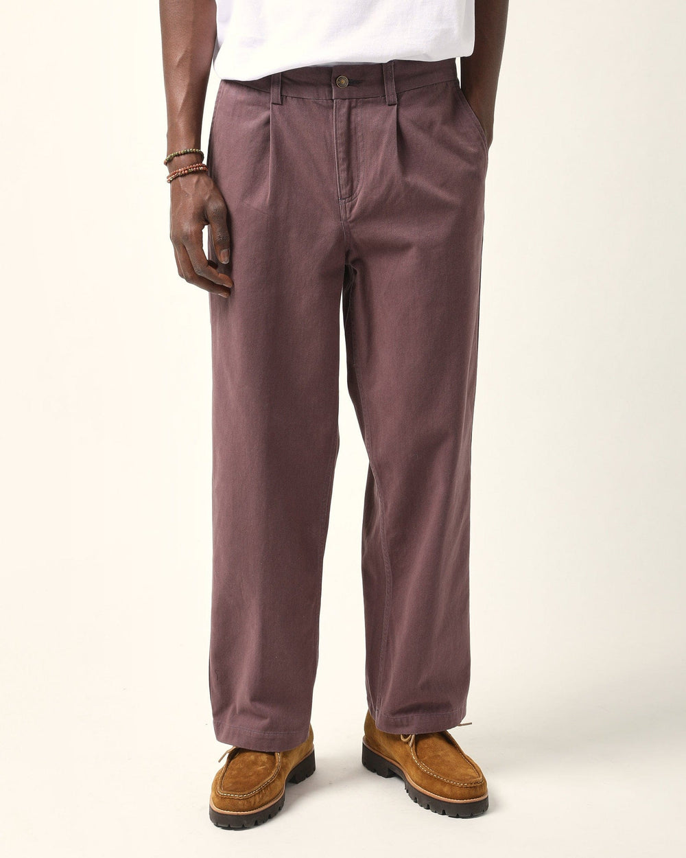 Heavy Twill Trouser - Purple-Trousers-Corridor-Corridor