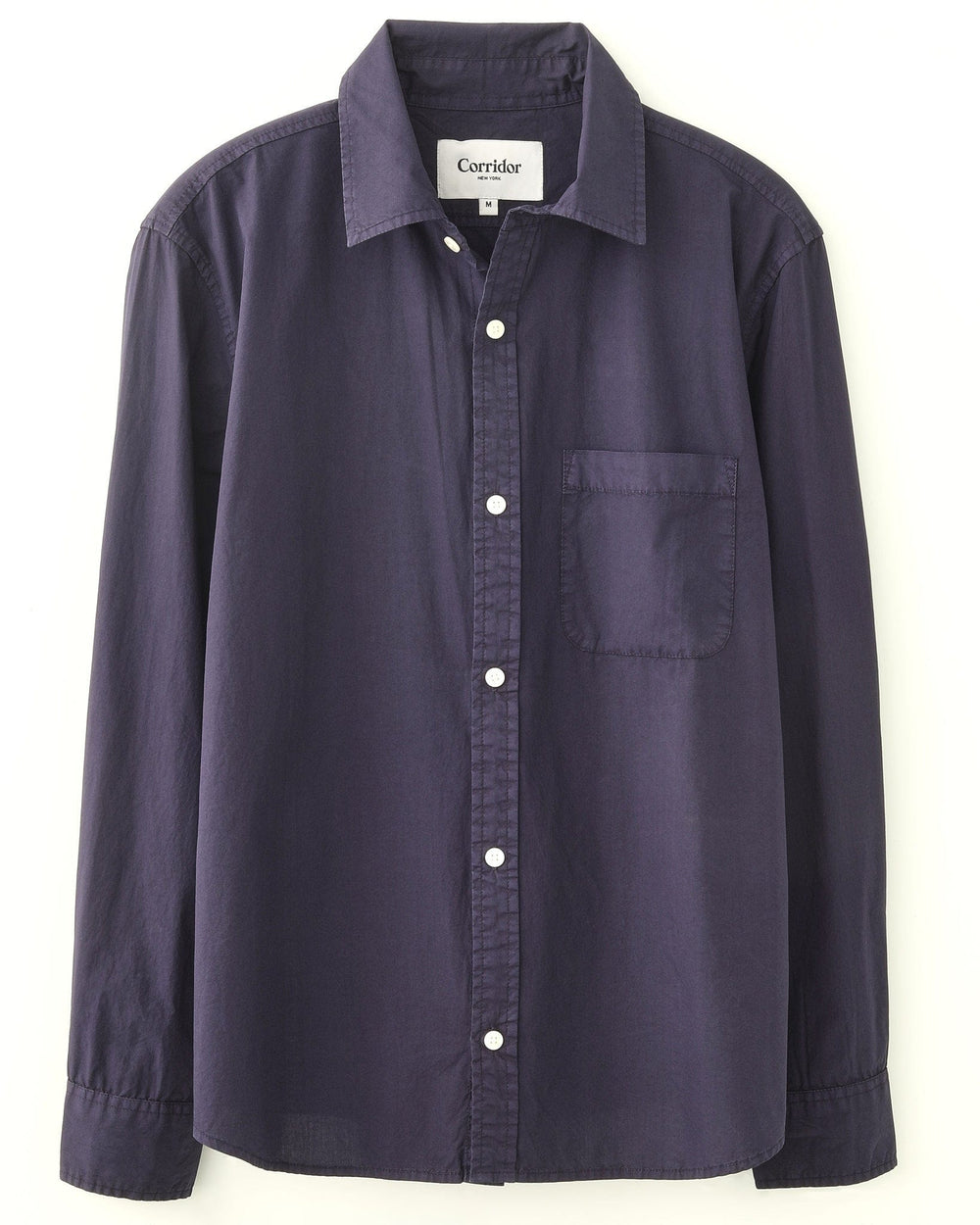 Washed Poplin LS - Midnight-LS-Corridor-Corridor