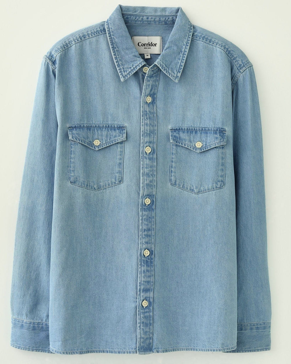 Denim Shirt LS-LS-Corridor-Corridor