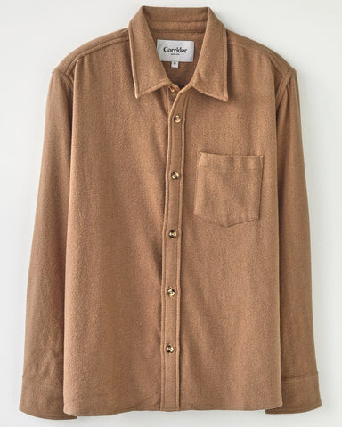 Brushed Flannel LS - Brown