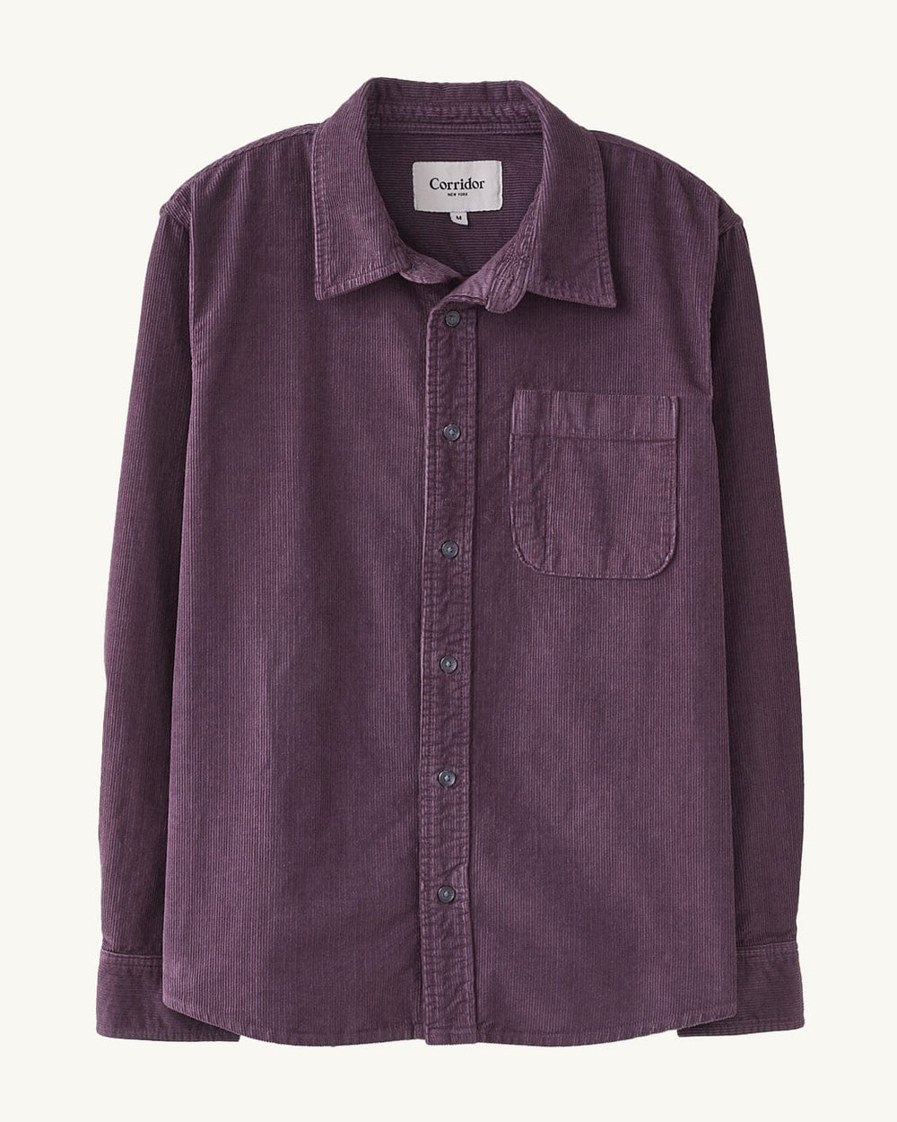 Cord LS - Purple-Long Sleeve Shirt-Real-Corridor
