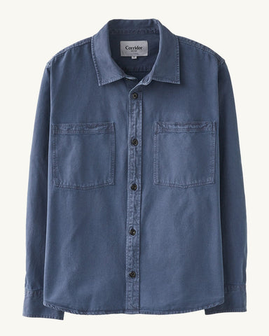 Garment Dye Twill LS - Navy