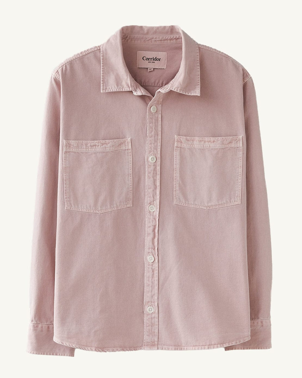 Garment Dye Twill LS - Pink