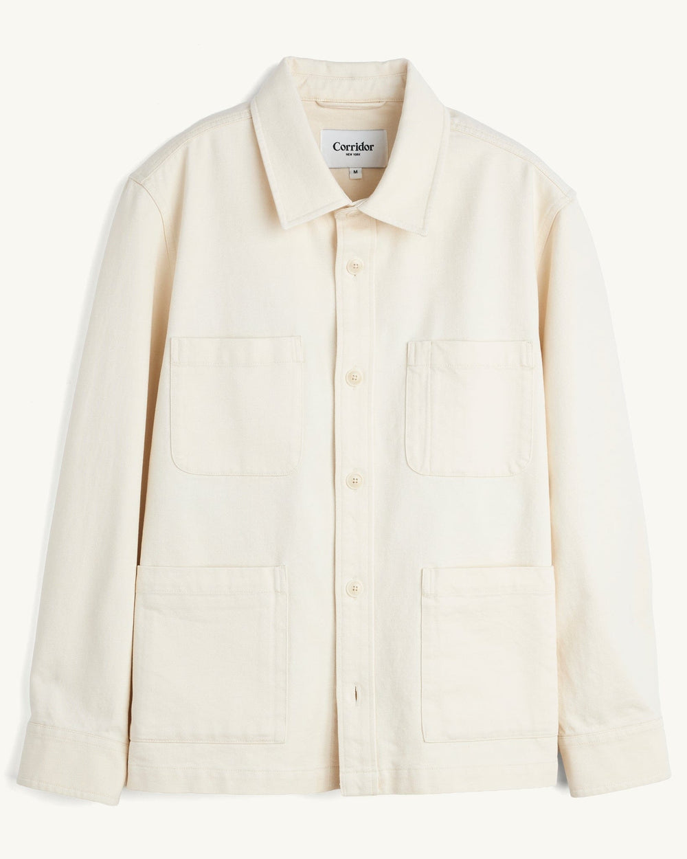 Misha Overshirt - Natural-Overshirts-Black Q-Corridor