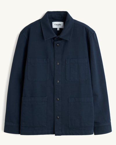 Misha Overshirt - Navy-Overshirts-Black Q-Corridor