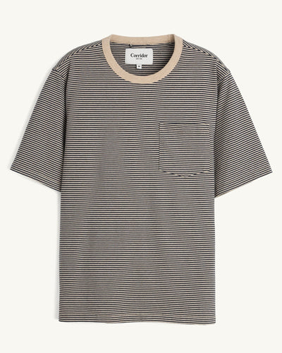 Stripe Tee - Navy-T-Shirt-Siena-Corridor