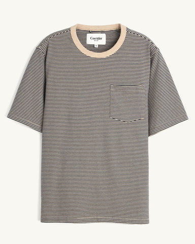 Stripe Tee - Navy