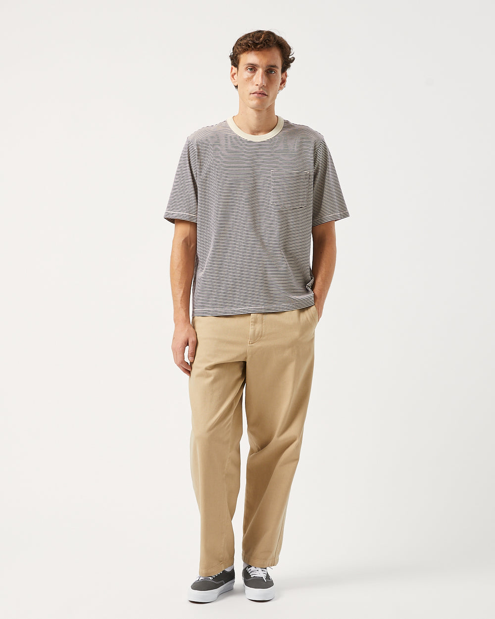 Stripe Tee - Plum-T-Shirt-Siena-Corridor