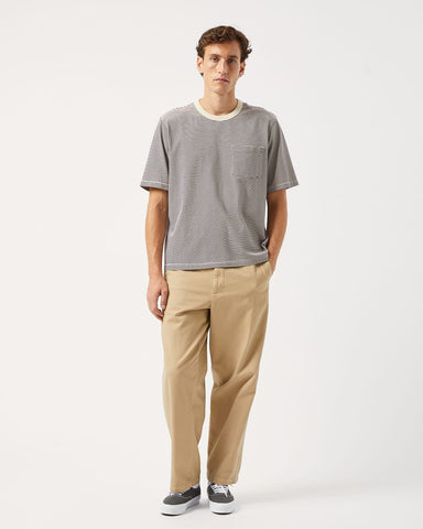Stripe Tee - Plum