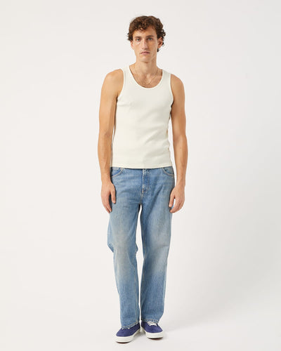 Ribbed Tank - White-Tank Top-Siena-Corridor
