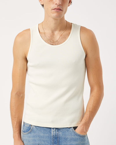 Ribbed Tank - White-Tank Top-Siena-Corridor