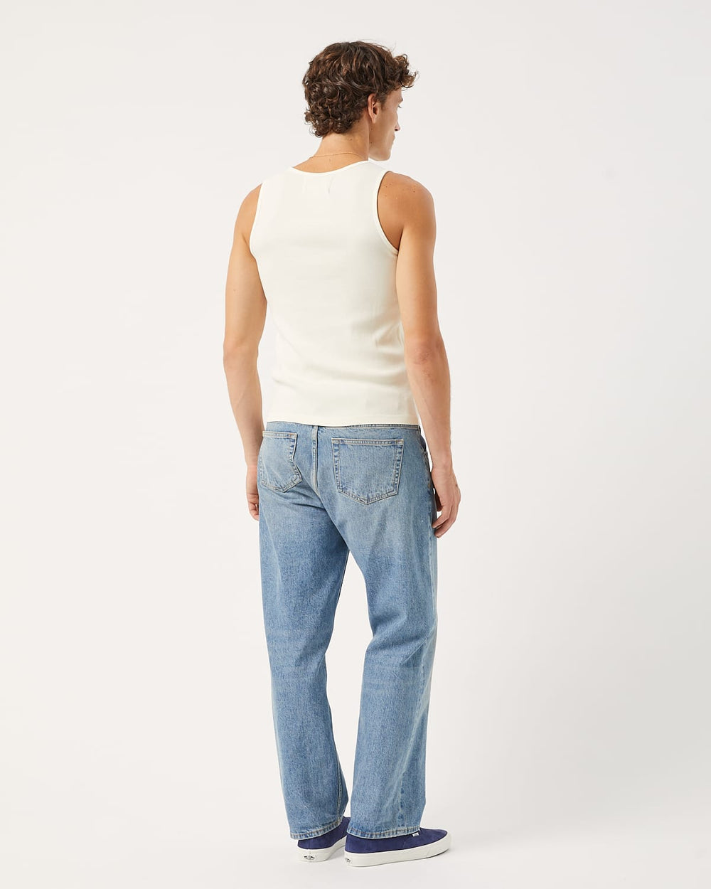 Ribbed Tank - White-Tank Top-Siena-Corridor