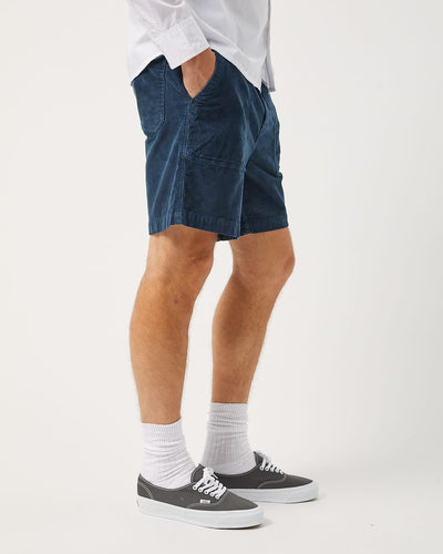 Cord Camp Shorts - Navy-Short-Real-Corridor