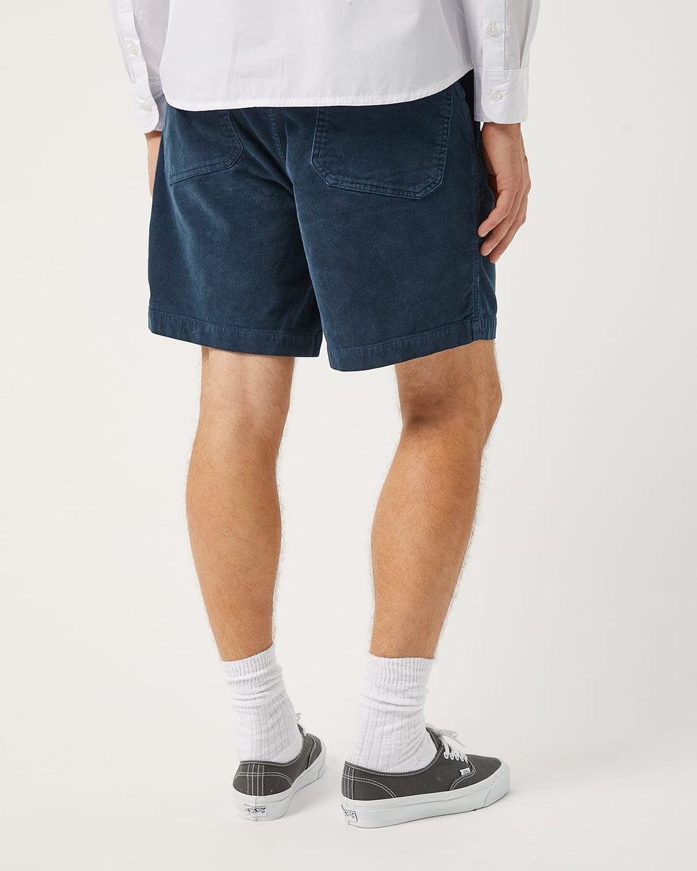 Cord Camp Shorts - Navy-Short-Real-Corridor