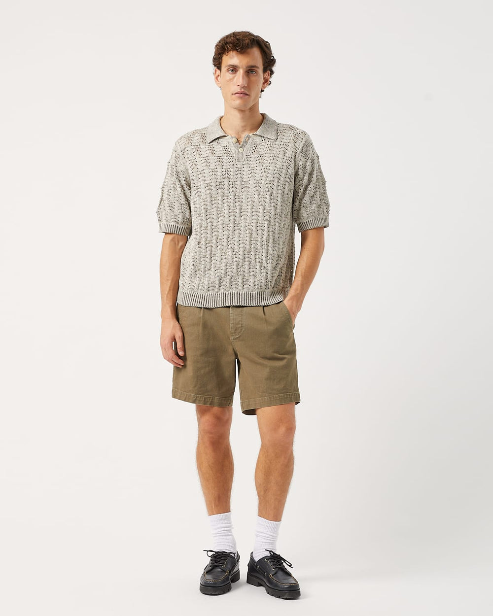 Cable Lace Polo – Corridor