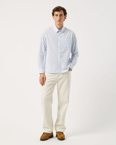Poplin LS - Light Blue