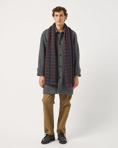 Plaid Cashmere Scarf