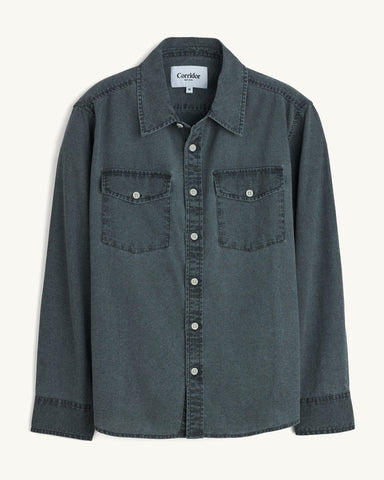 Pigment Dye Canvas LS - Black